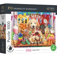 TREFL Puzzle UFT Cuteness Overload: Hunde vor dem Süßwarenladen 1000 Teile TREFL Puzzle UFT Cuteness Overload: Hunde vor dem Süßwarenladen 1000 Teile