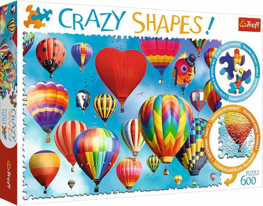 TREFL Crazy Shapes puzzle Bunte Luftballons 600 Teile