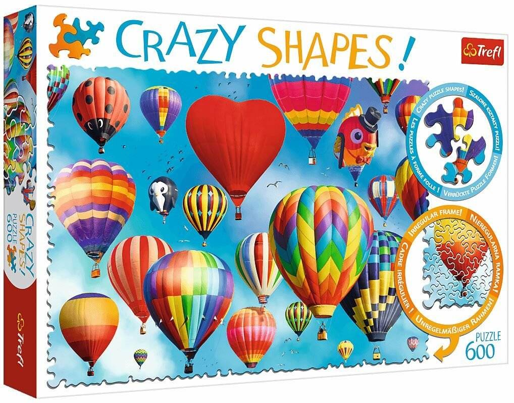 TREFL Crazy Shapes puzzle Bunte Luftballons 600 Teile