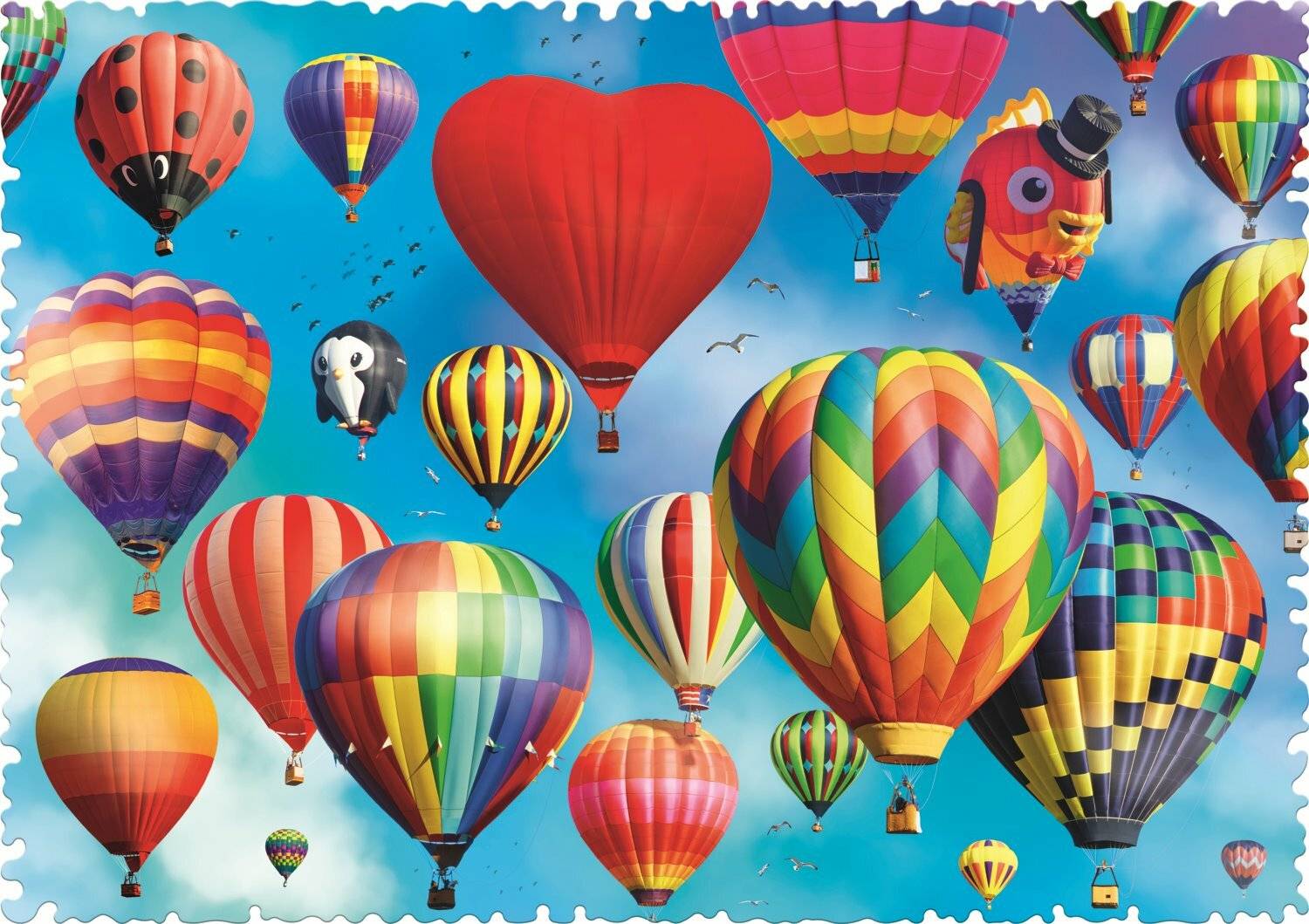 TREFL Crazy Shapes puzzle Bunte Luftballons 600 Teile