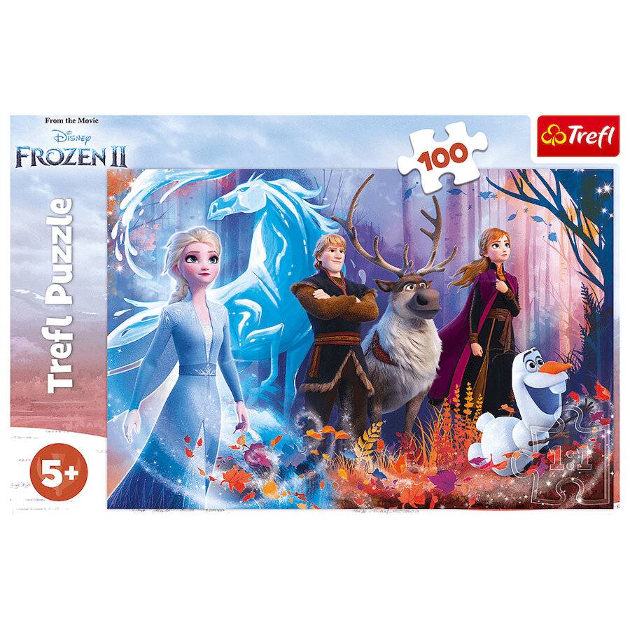 TREFL Puzzle Ice Kingdom 2: Frostige Magie 100 Teile