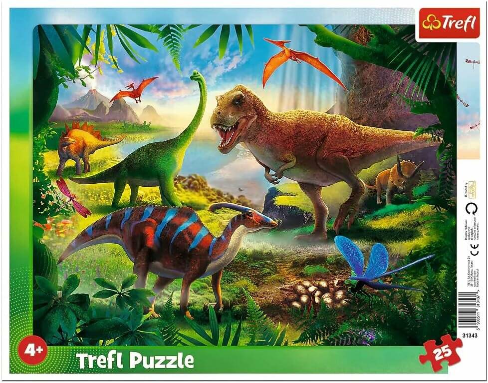 TREFL Puzzle Dinosaurier 25 Teile
