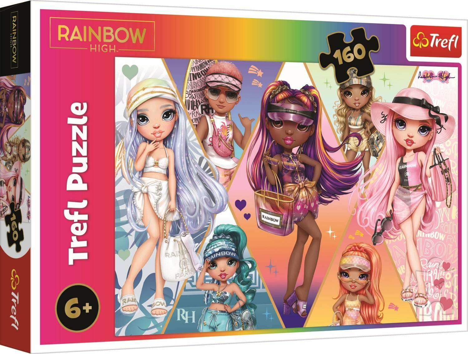 TREFL Puzzle Rainbow High: Glückliche Freunde 160 Teile
