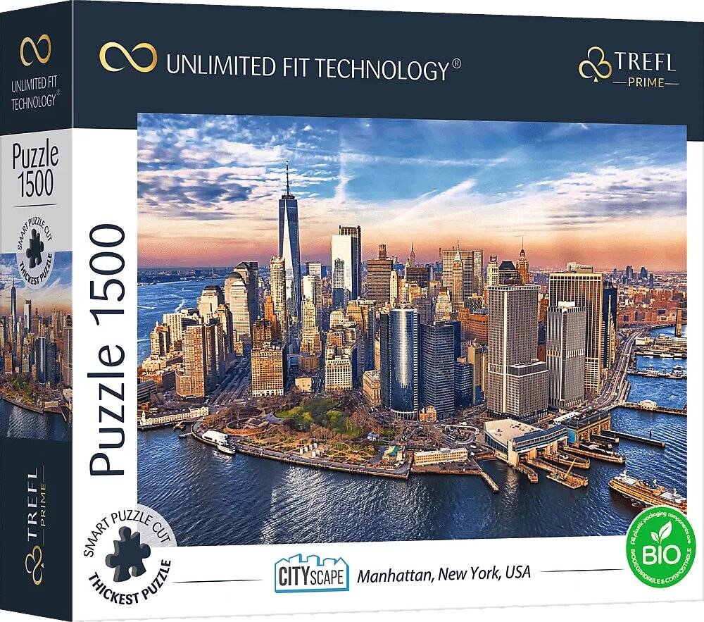 TREFL Puzzle UFT Cityscape: Manhattan, New York, USA 1500 Stück