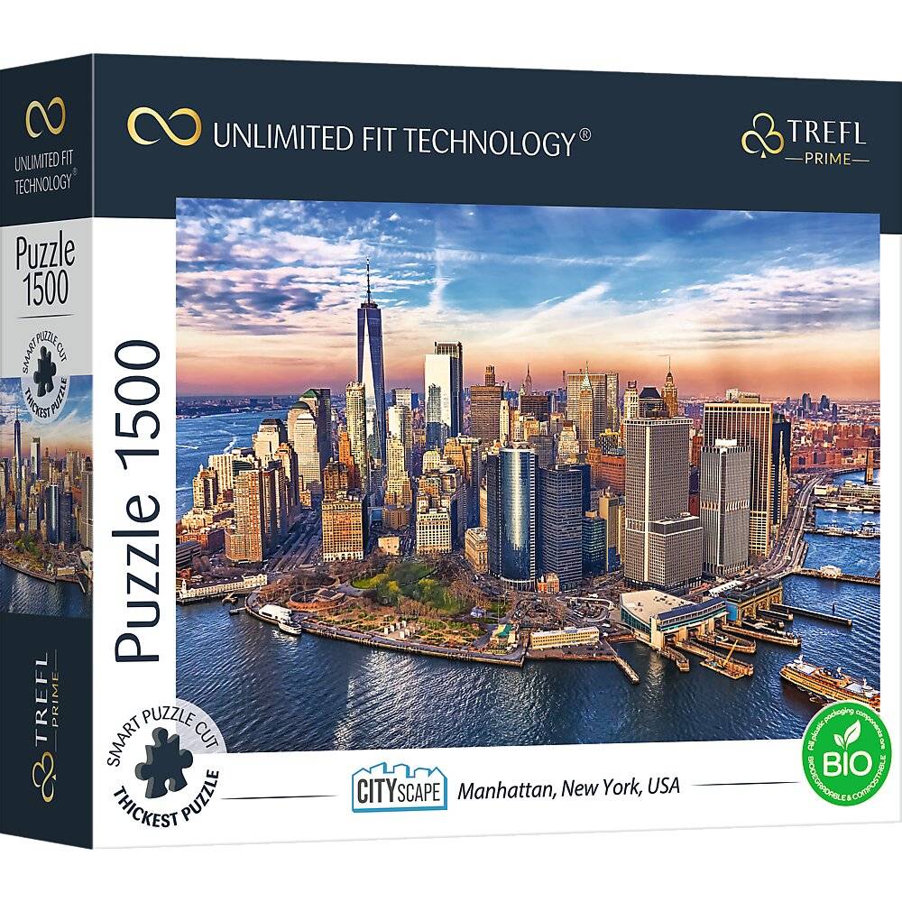 TREFL Puzzle UFT Cityscape: Manhattan, New York, USA 1500 Stück