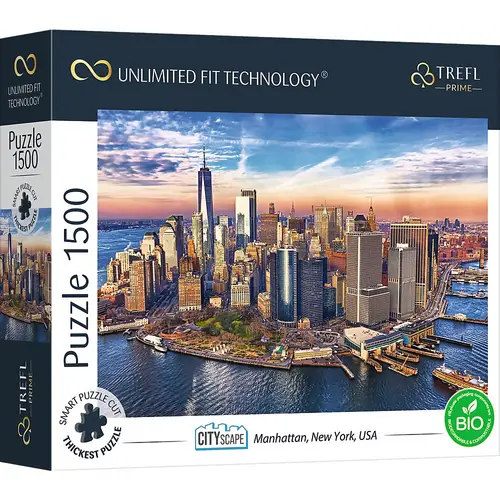 TREFL Puzzle UFT Cityscape: Manhattan, New York, USA 1500 Stück TREFL Puzzle UFT Cityscape: Manhattan, New York, USA 1500 Stück
