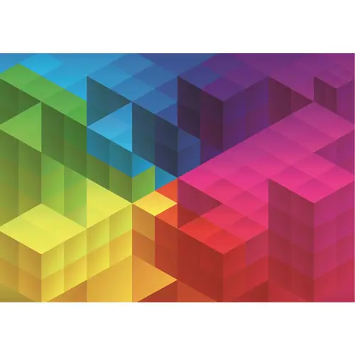 TREFL Puzzle UFT Color Splash: Würfel Farbverlauf 1000 Teile TREFL Puzzle UFT Color Splash: Würfel Farbverlauf 1000 Teile