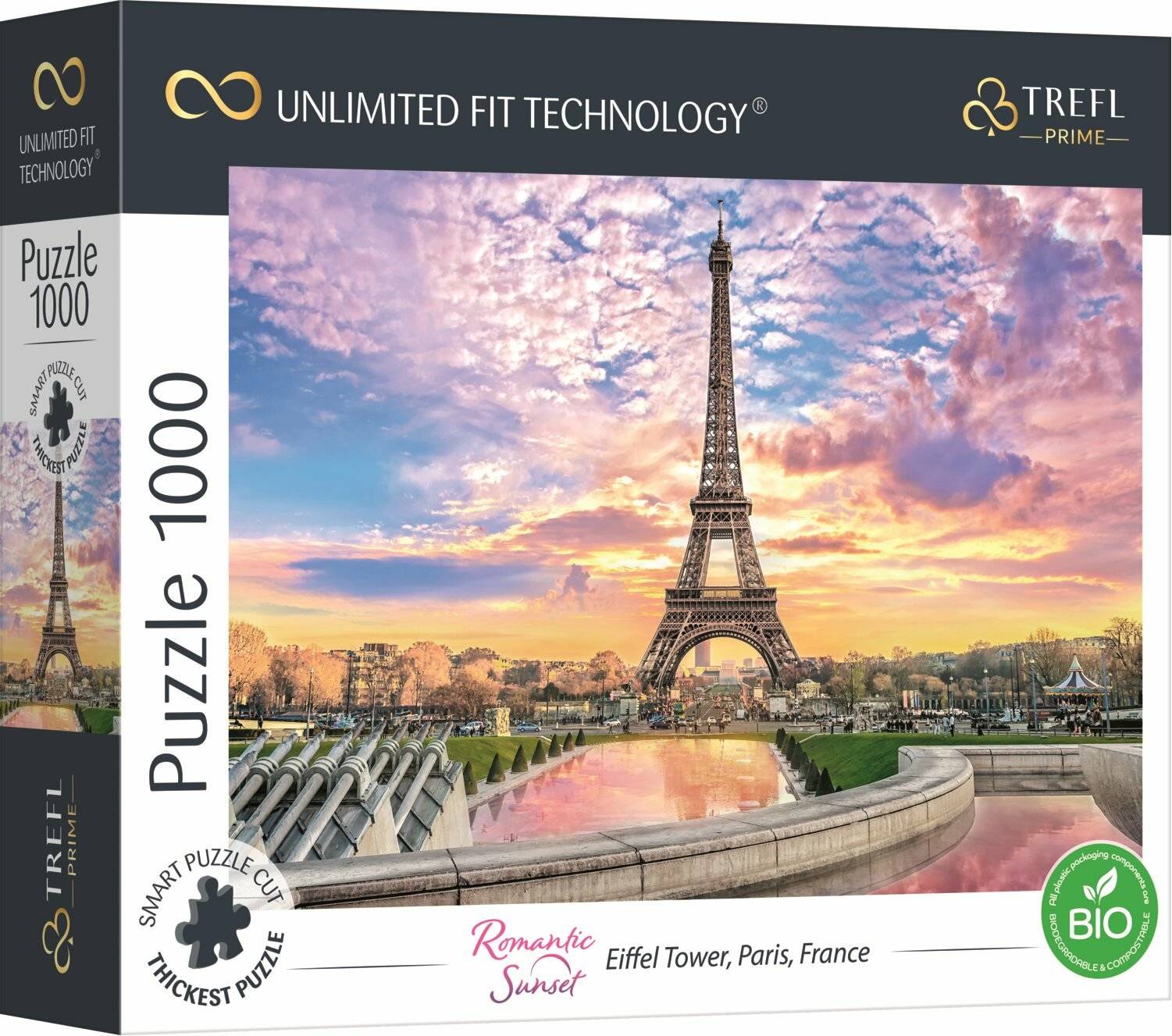 TREFL Puzzle UFT Cityscape: Eiffelturm, Paris, Frankreich 1000 Teile
