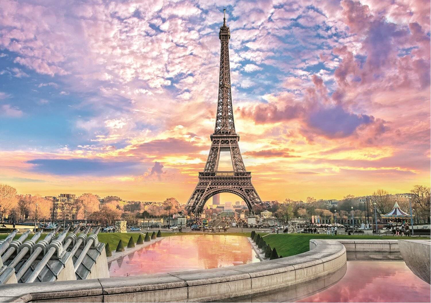 TREFL Puzzle UFT Cityscape: Eiffelturm, Paris, Frankreich 1000 Teile