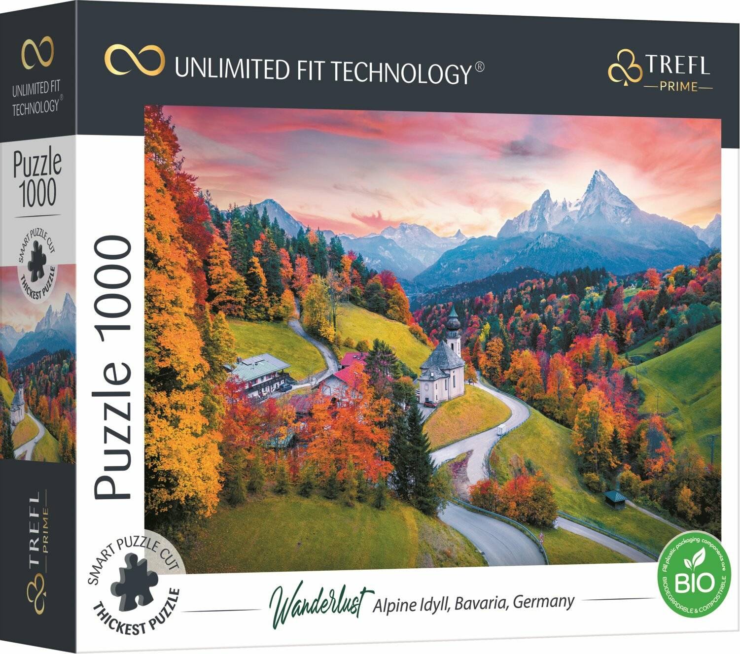 TREFL Puzzle UFT Wanderlust: am Fuße der Alpen 1000 Teile