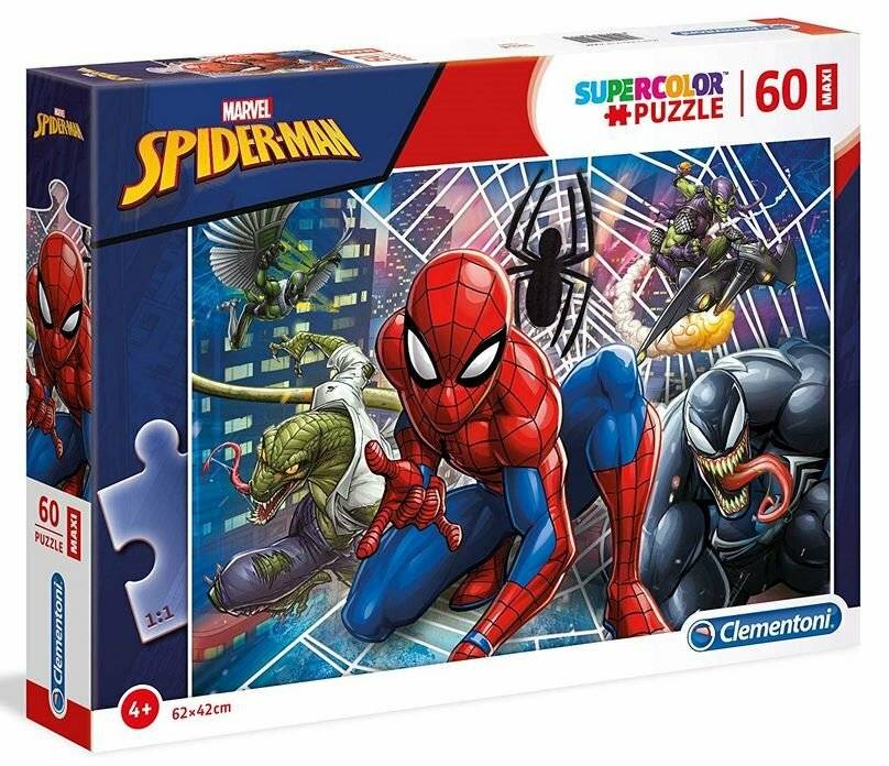 CLEMENTONI Puzzle Spiderman MAXI 60 Teile