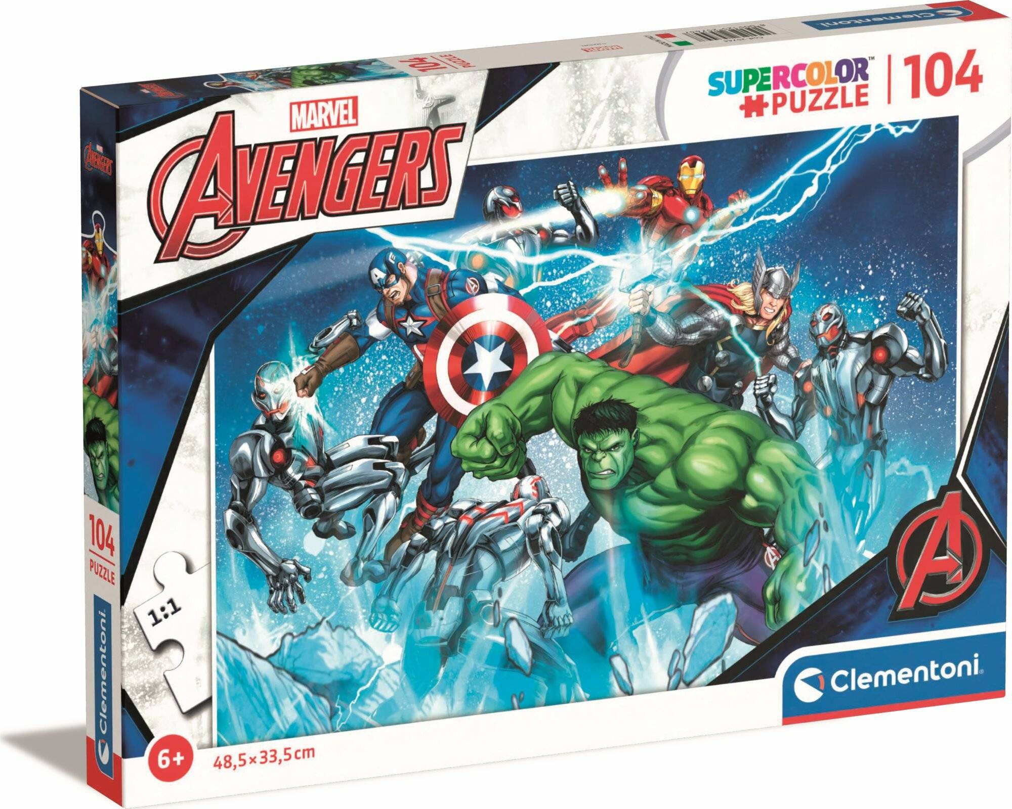 CLEMENTONI Puzzle Marvel: Avengers 104 Teile