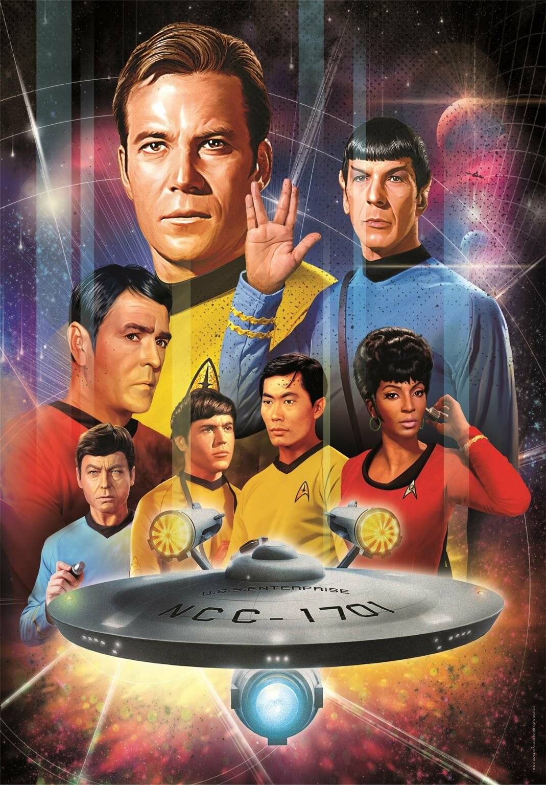 CLEMENTONI Puzzle Star Trek: Crew 500 Teile
