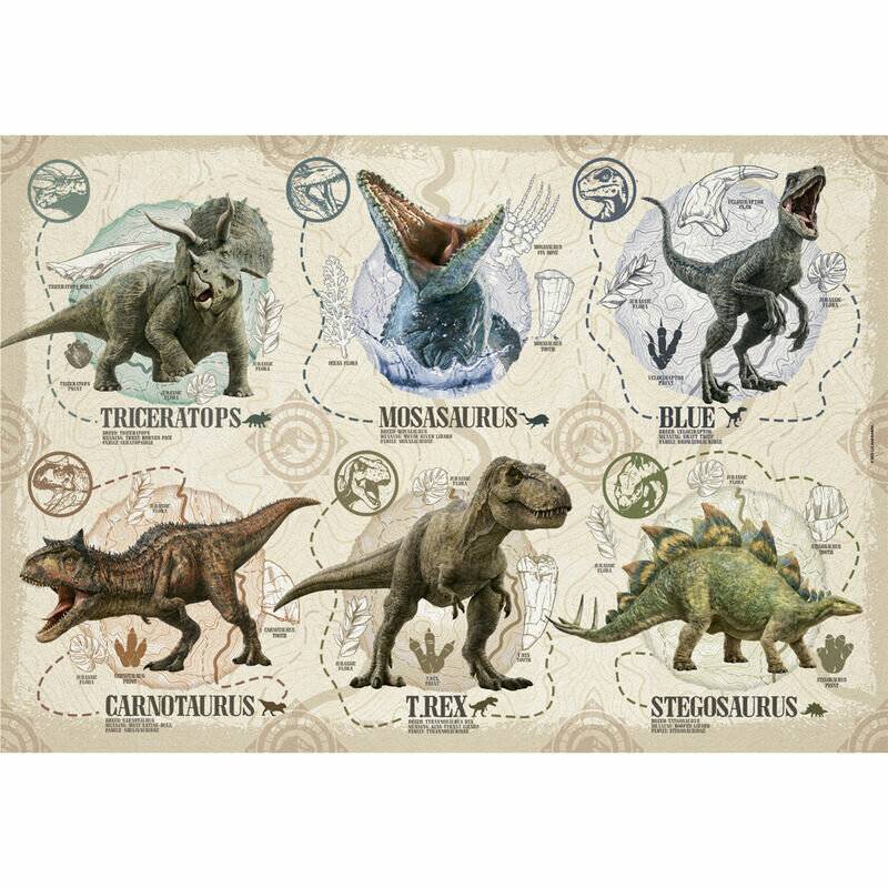 CLEMENTONI Puzzle Jurassic World 104 Teile