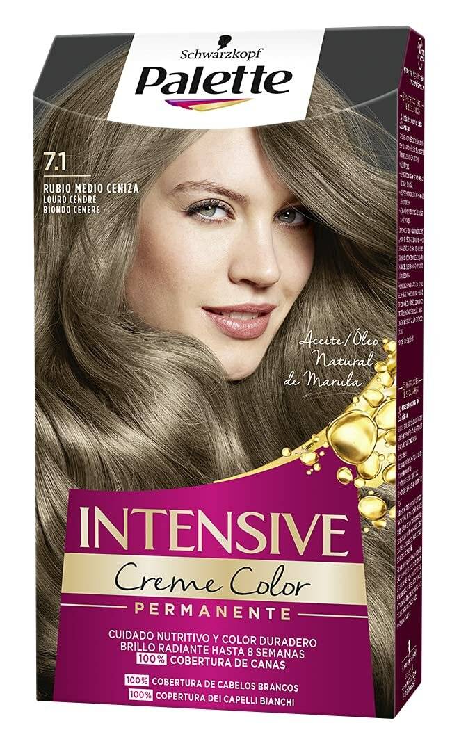Schwarzkopf Palette Intensive Creme Color Tint 7.1 Medium Ash Blonde