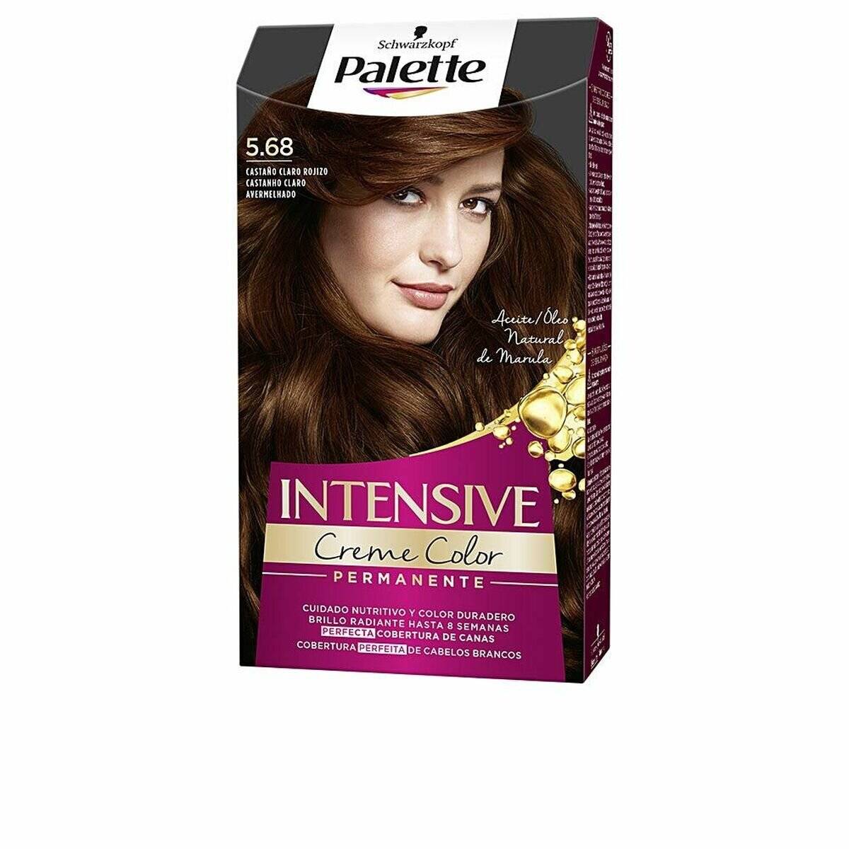 Schwarzkopf Palette Intensive Creme Color Tint 5.68 Light Reddish Brown