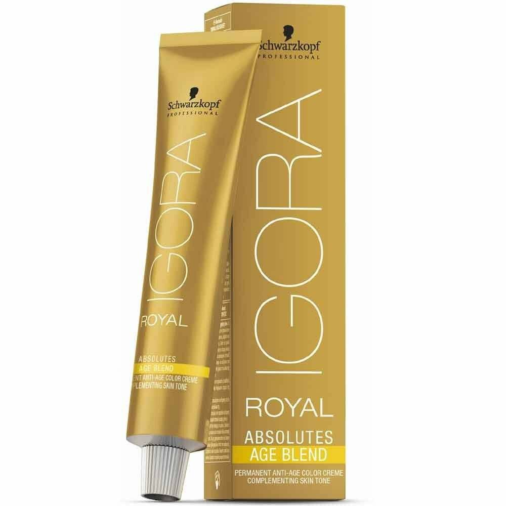 Dauerfärbung Igora Royal Absolutes Schwarzkopf 6-460 Age Blend (60ml)