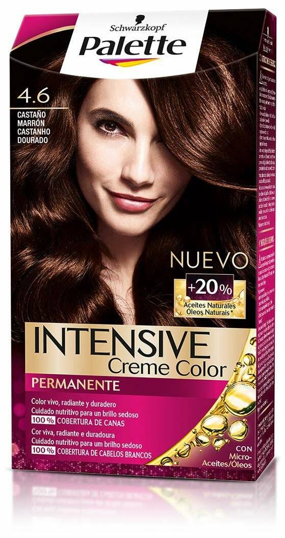 Dauerfärbung Palette Schwarzkopf Kastanie N 4,6