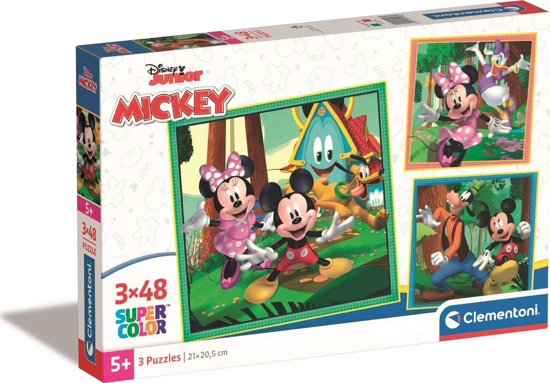 Disney Mickey-Puzzle 3x48Stü ck