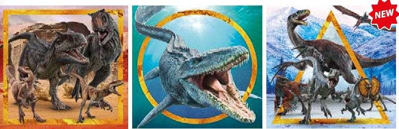 Jurassic World Puzzle 3x48Stü ck