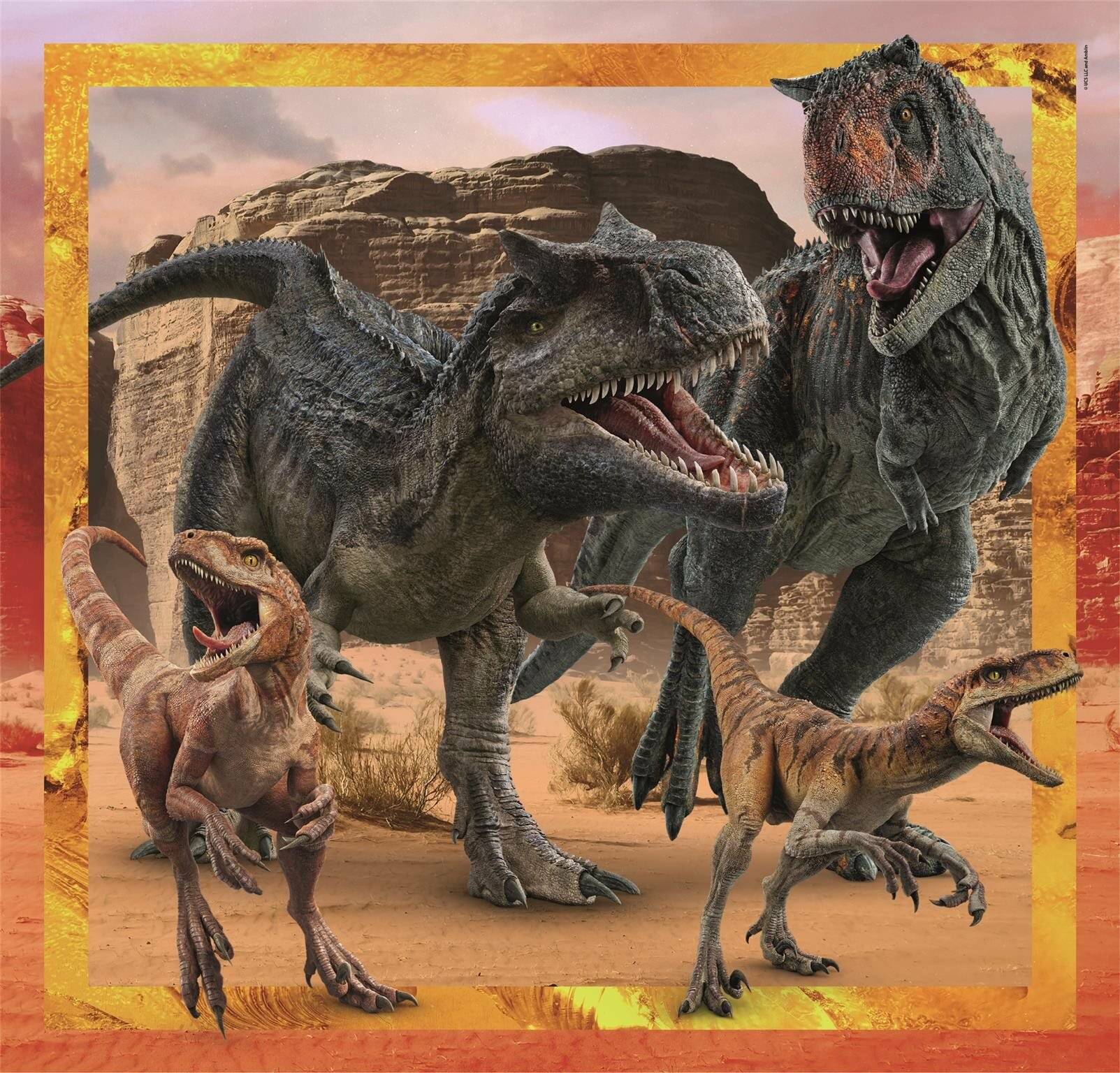 Jurassic World Puzzle 3x48Stü ck