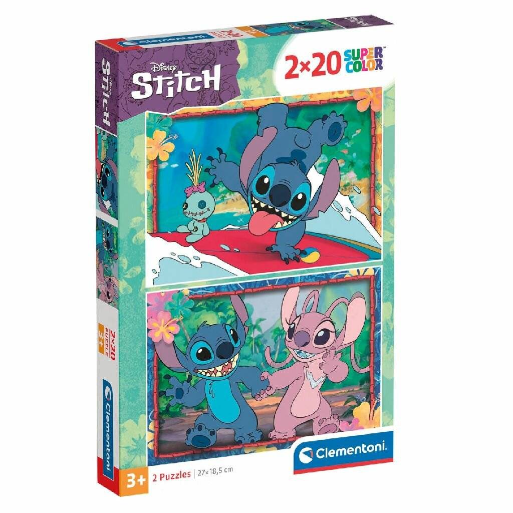 Disney Stitch-Puzzle 2x20Stü ck