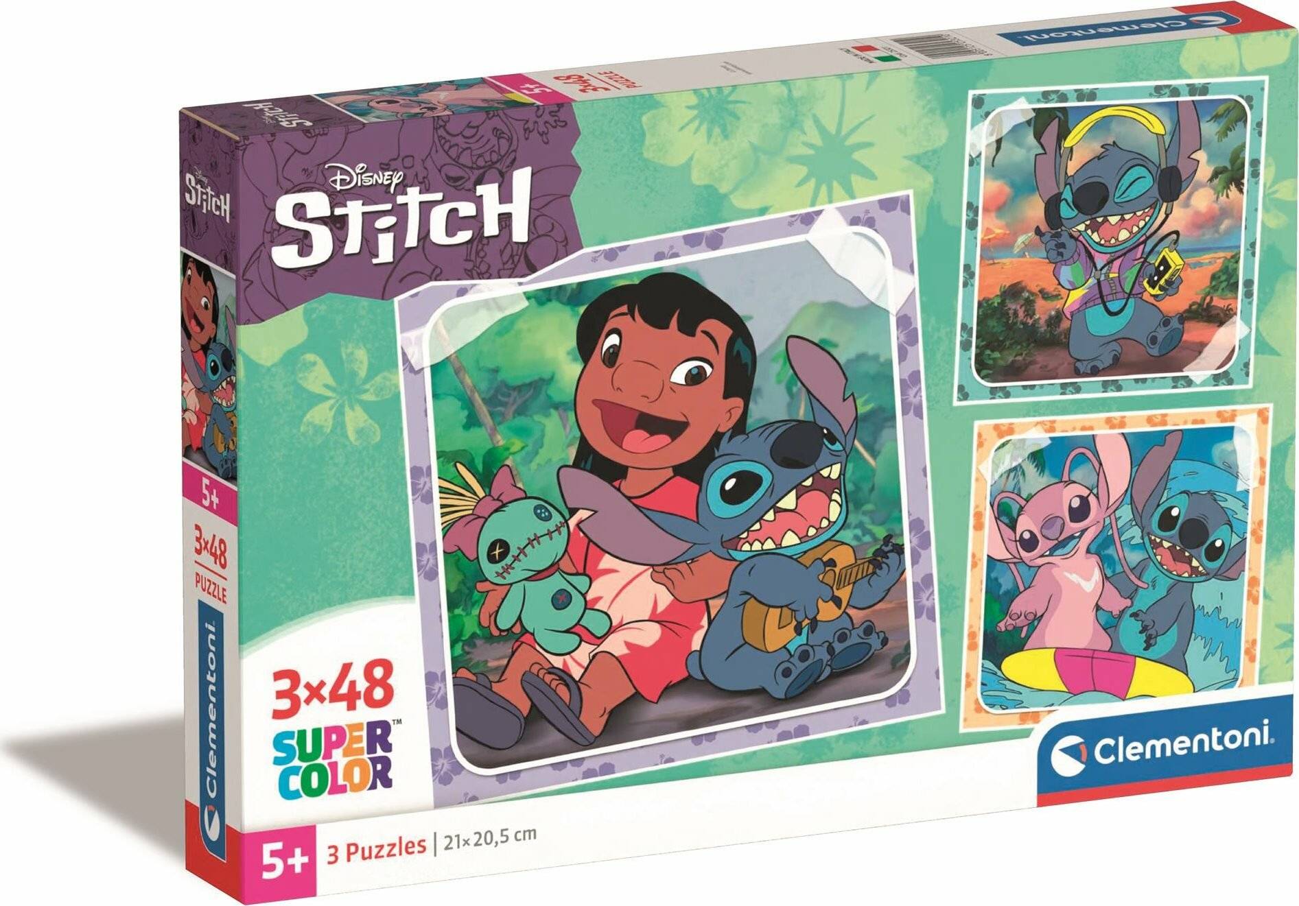 Disney Stitch Puzzle 3x48Stü ck