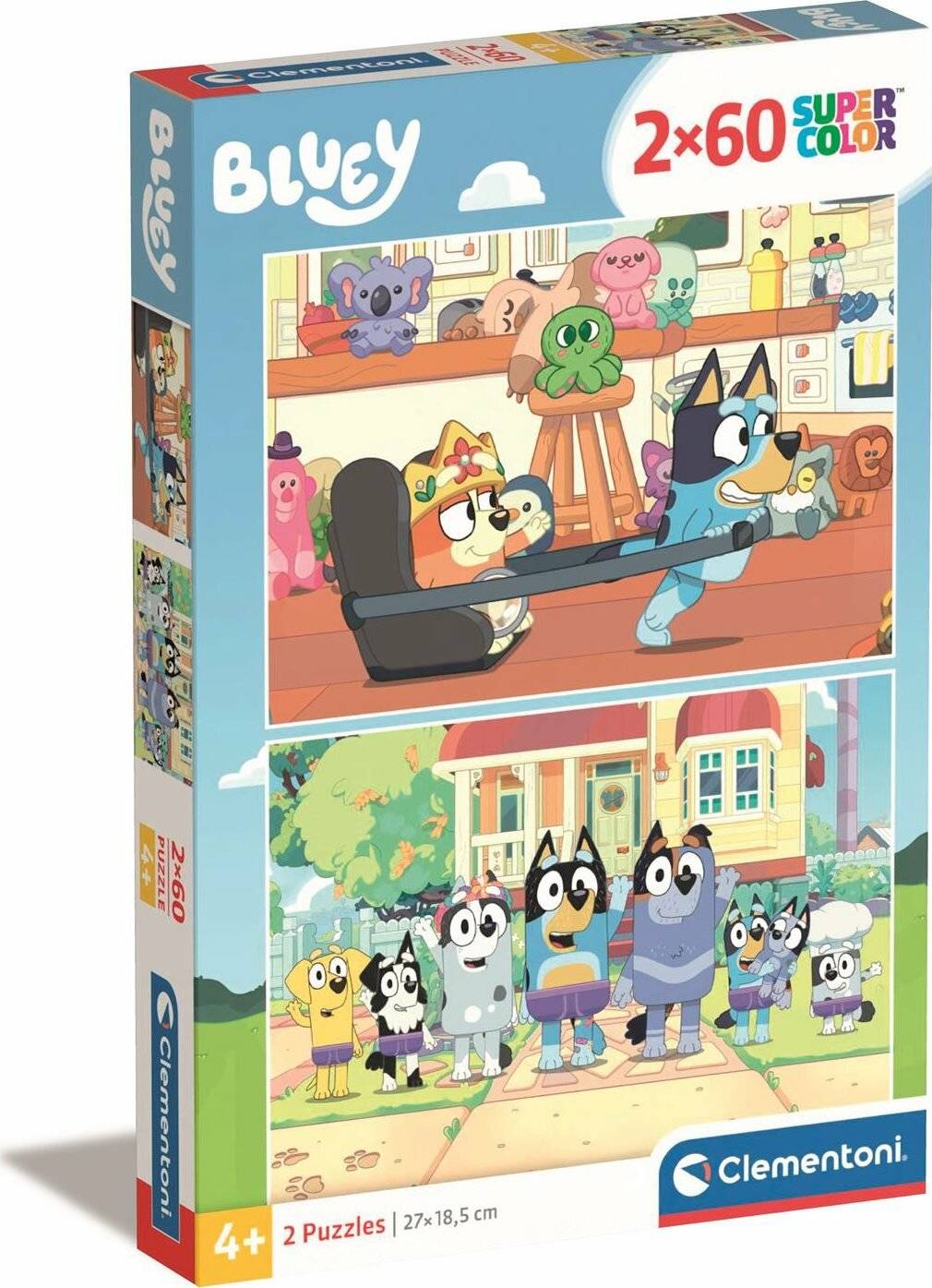Bluey Puzzle 2x60Stück
