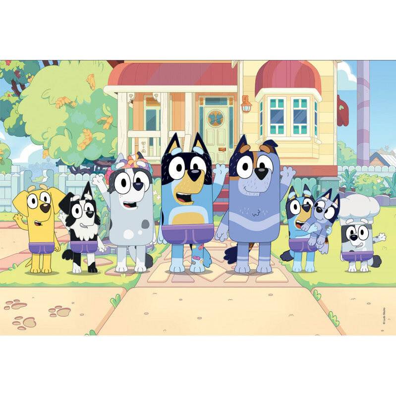 Bluey Puzzle 2x60Stück