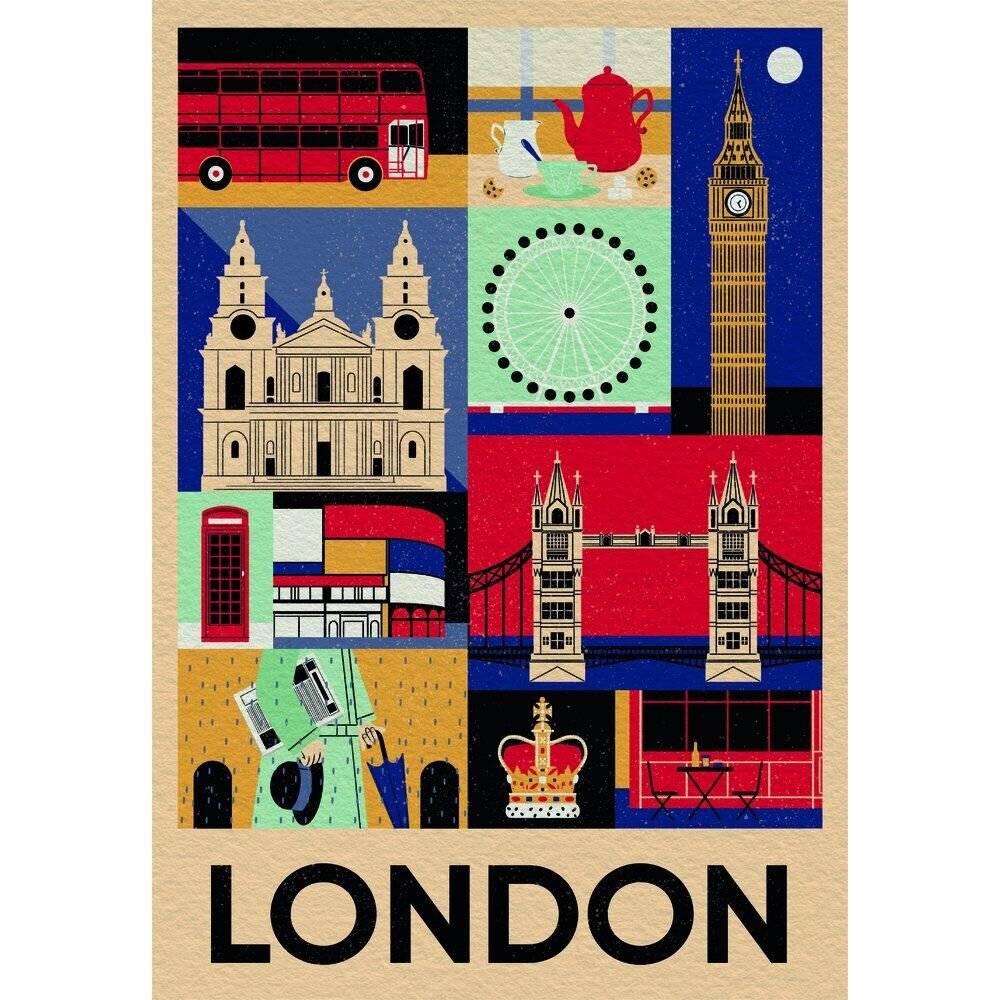 1000 Teile Puzzle - Style in the City: London