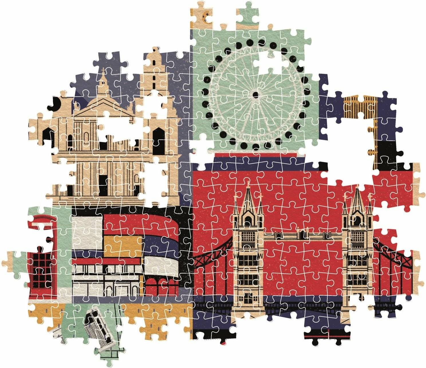 1000 Teile Puzzle - Style in the City: London