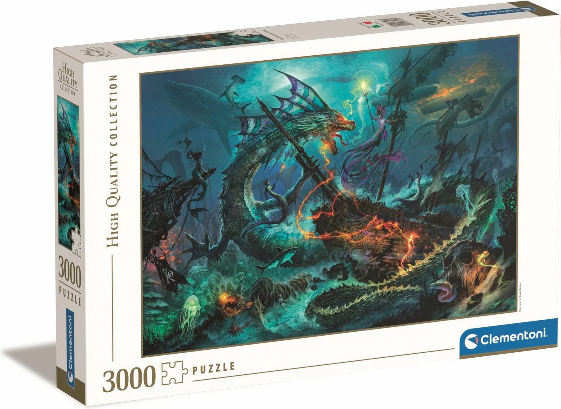 3000 Teile Puzzle - Die Unterwasserschlacht