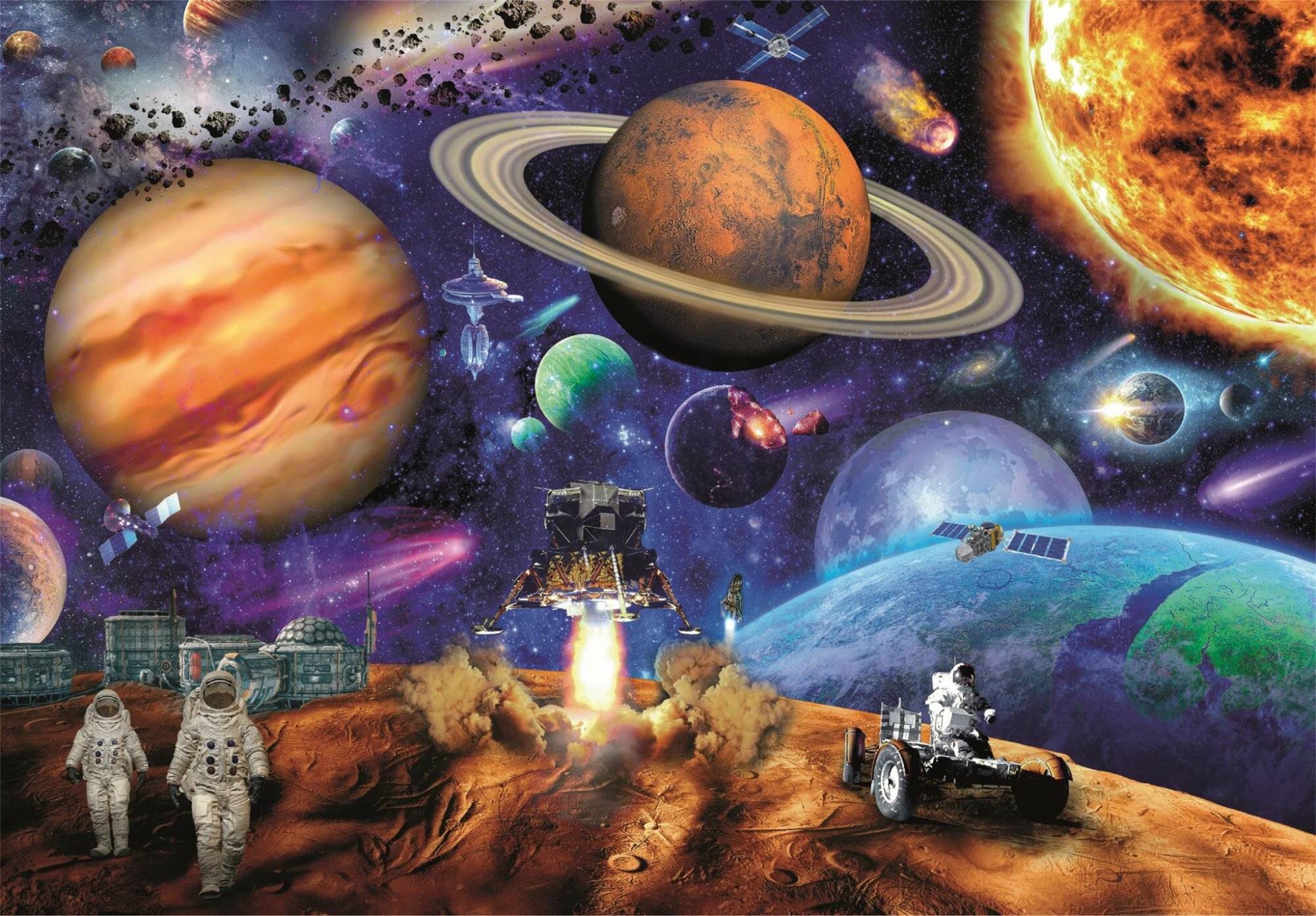 CLEMENTONI Puzzle Weltraummission 300 Teile
