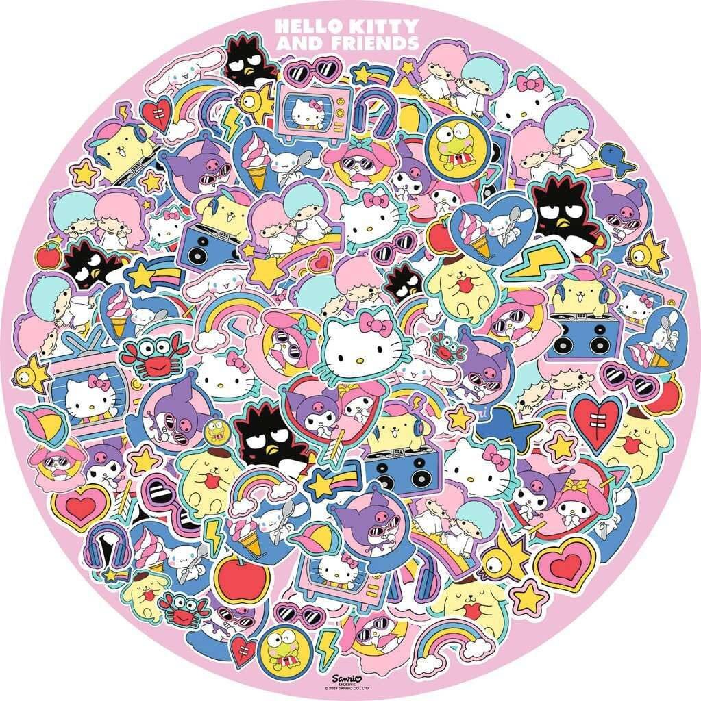 Rundpuzzle - Hello Kitty And Friends (500 Teile)