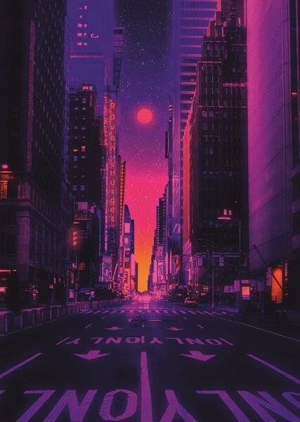 Puzzle New York In Neon (1000 Teile)