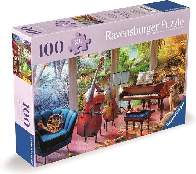 Feel Well & Puzzle - Musikalische Jahreszeiten (100 Teile)
