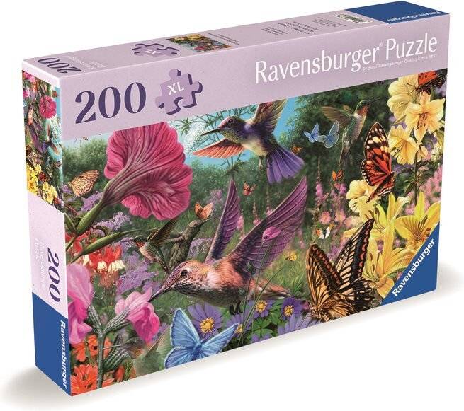Feel Well & Puzzle - Kolibris Und Schmetterlinge (200 Teile)