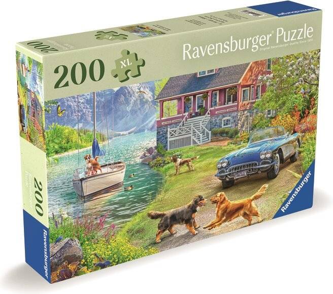 Feel Well & Puzzle - Sommerhaus Am See (200 Teile)