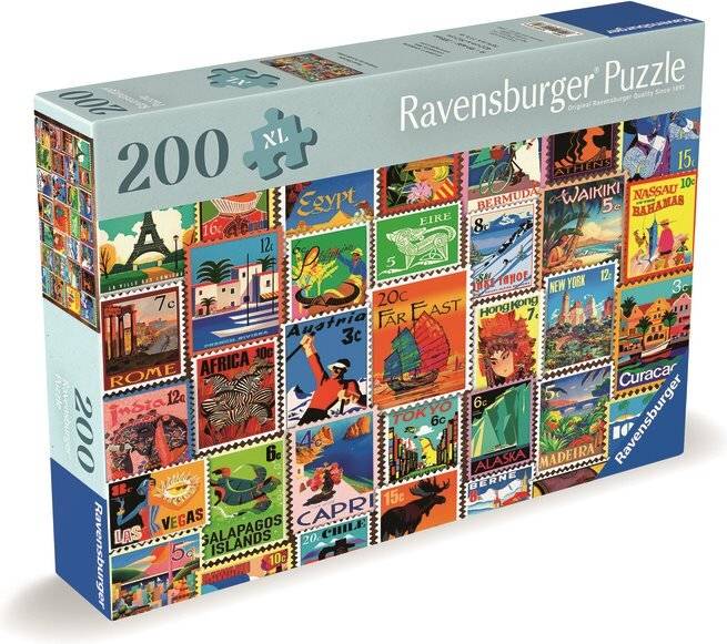Feel Well & Puzzle - Briefmarken (200 Teile)