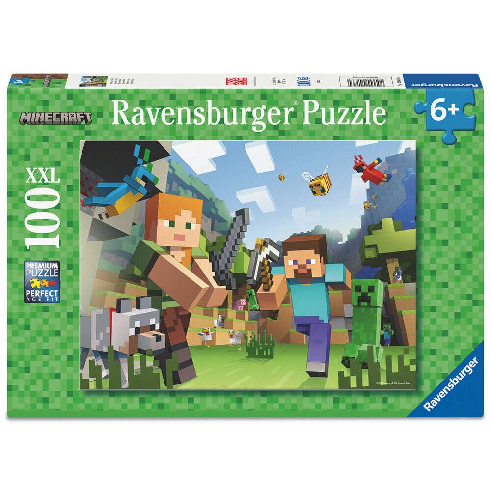 Kinderpuzzle Minecraft - Steve Und Alex (100 Teile)