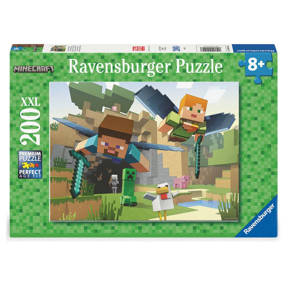 Kinderpuzzle Minecraft - Tierische Abenteuer (200 Teile)