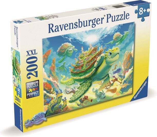 Ravensburger Kinderpuzzle - Magische Tiefsee (200 Teile)