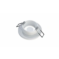 LED Labs Aqua Deckenleuchte für GU10 Einbaurahmen Rund IP44 Ø 55 mm Bohrloch Weiß LED Labs Aqua Deckenleuchte für GU10 Einbaurahmen Rund IP44 Ø 55 mm Bohrloch Weiß