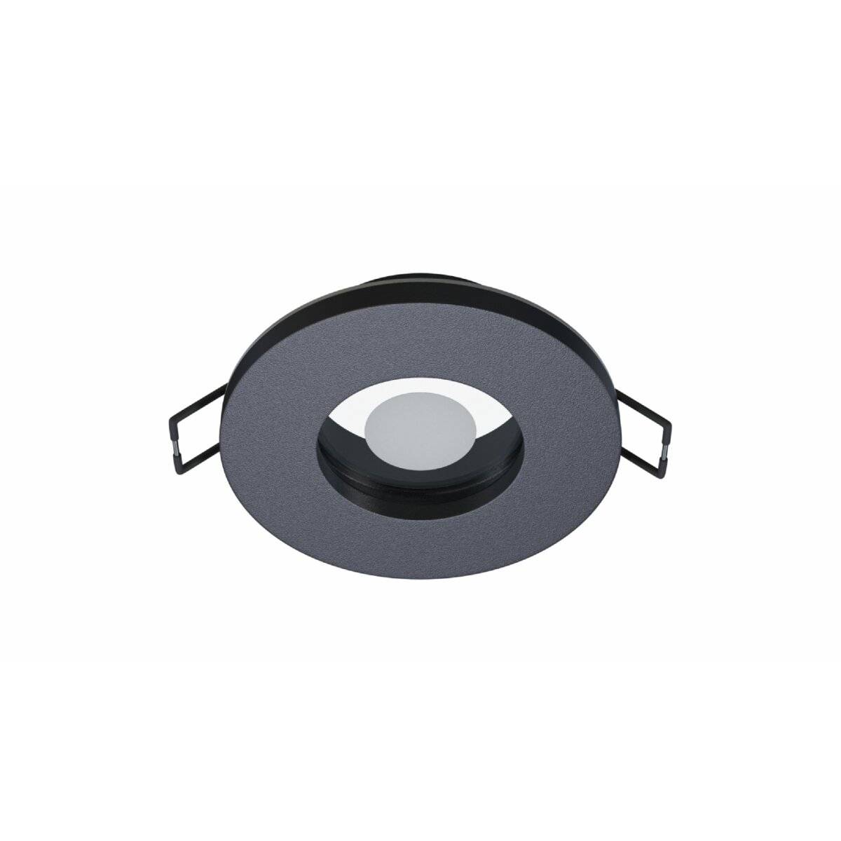 LED Labs Aqua Deckenleuchte für GU10 Einbaurahmen Rund IP44 Ø 55 mm Bohrloch Schwarz