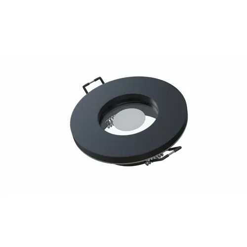 LED Labs Aqua Deckenleuchte für GU10 Einbaurahmen Rund IP44 Ø 55 mm Bohrloch Schwarz LED Labs Aqua Deckenleuchte für GU10 Einbaurahmen Rund IP44 Ø 55 mm Bohrloch Schwarz