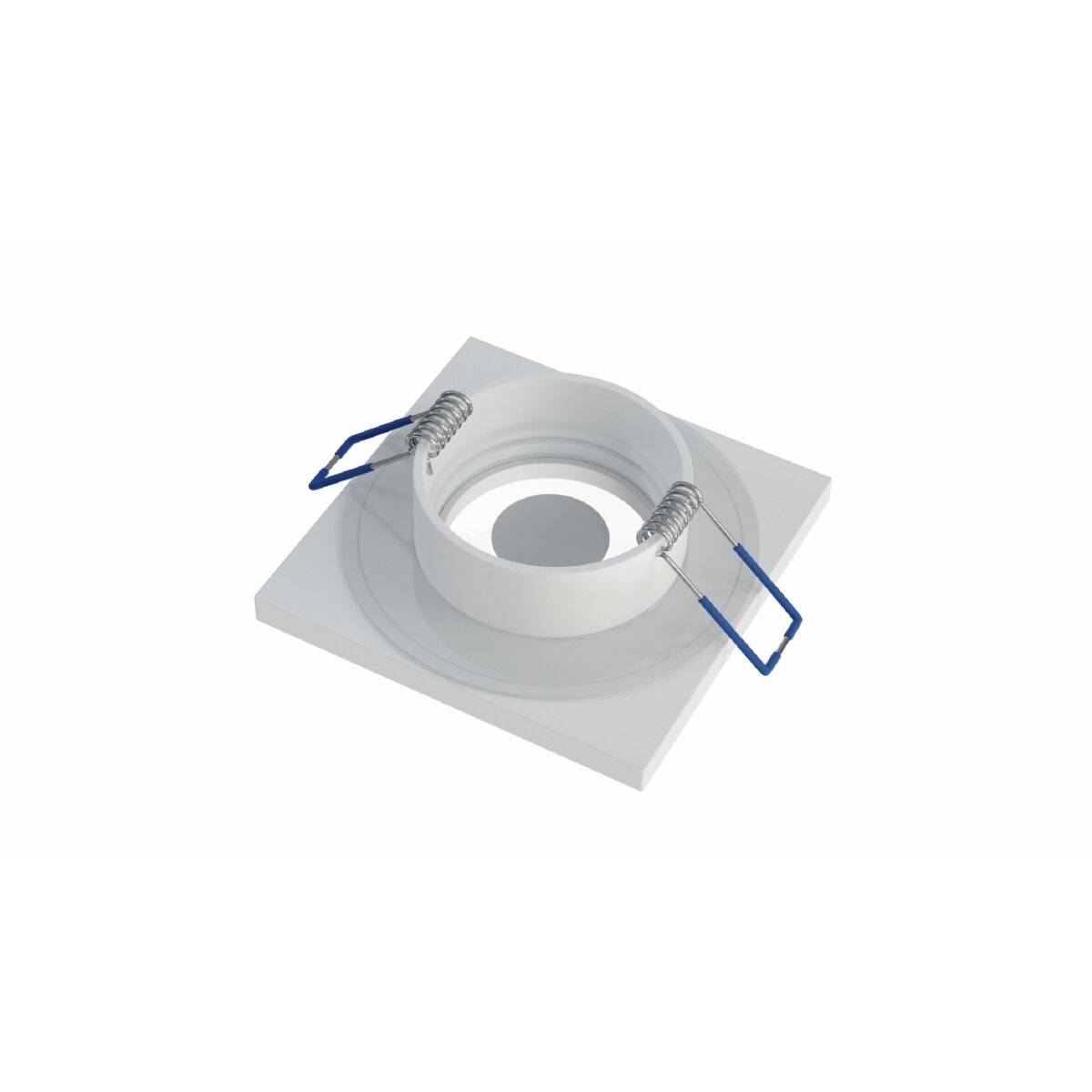 LED Labs BONA Deckenleuchte für GU10 Einbaurahmen quadratisch IP44 Ø 60 mm Bohrloch Weiß