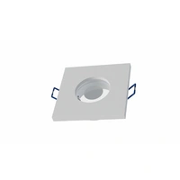 LED Labs BONA Deckenleuchte für GU10 Einbaurahmen quadratisch IP44 Ø 60 mm Bohrloch Weiß LED Labs BONA Deckenleuchte für GU10 Einbaurahmen quadratisch IP44 Ø 60 mm Bohrloch Weiß