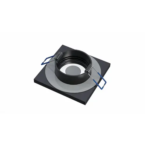 LED Labs BONA Deckenleuchte für GU10 Einbaurahmen quadratisch IP44 Ø 60 mm Bohrloch Schwarz LED Labs BONA Deckenleuchte für GU10 Einbaurahmen quadratisch IP44 Ø 60 mm Bohrloch Schwarz