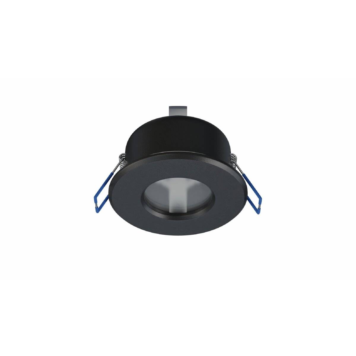 LED Labs LISA Deckenleuchte für GU10 Einbaurahmen Rund IP44 Ø 70 mm Bohrloch Schwarz