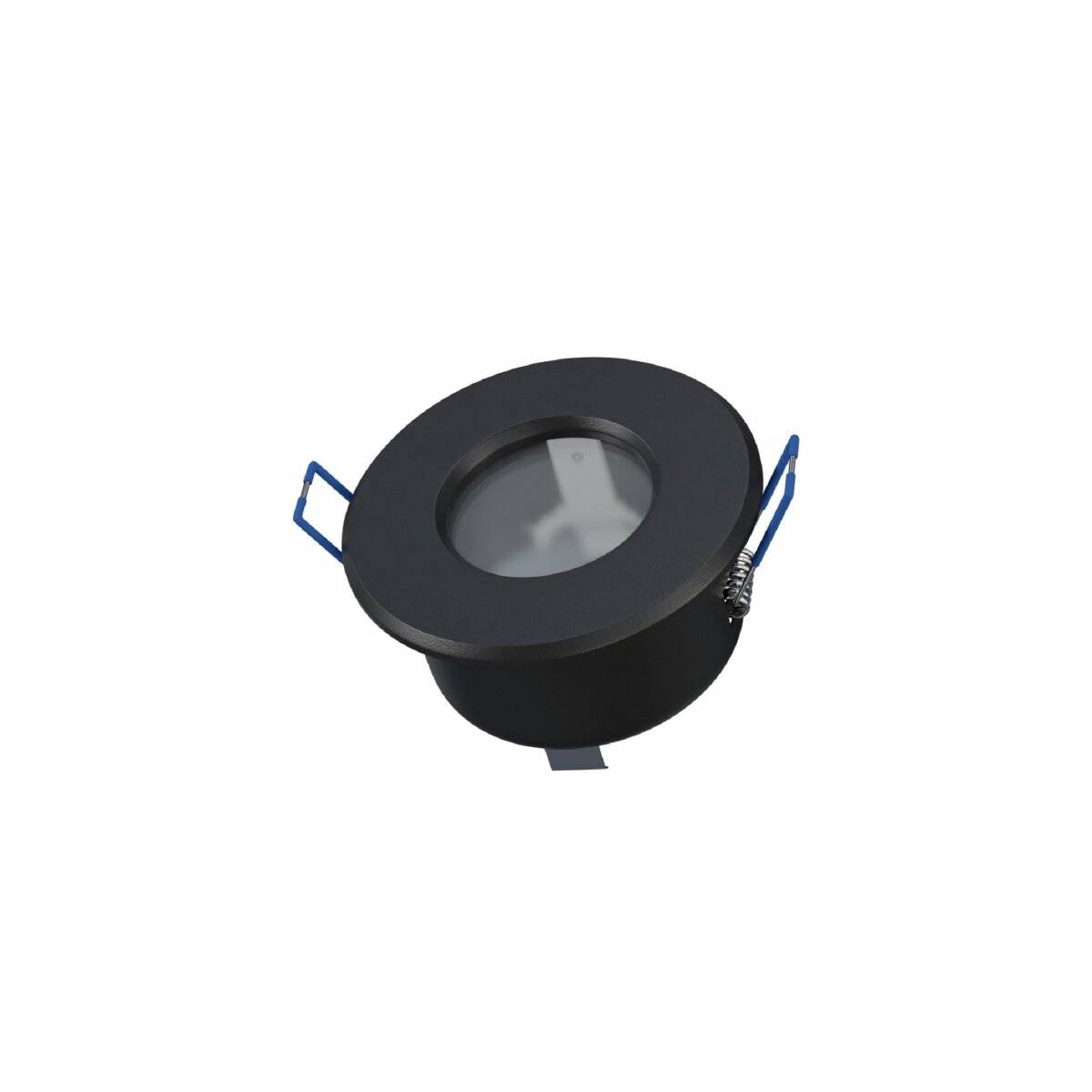 LED Labs LISA Deckenleuchte für GU10 Einbaurahmen Rund IP44 Ø 70 mm Bohrloch Schwarz